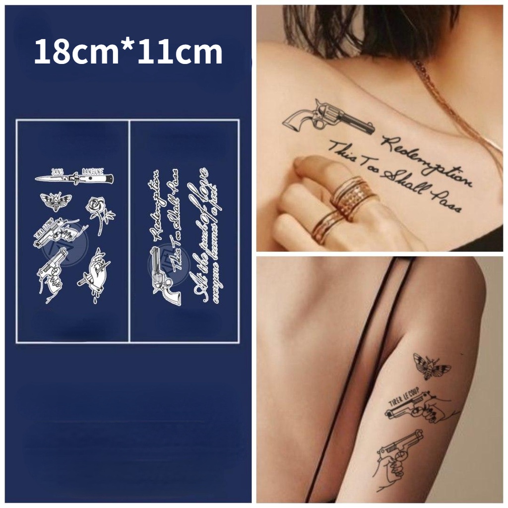 【SIYA Magic Tattoo】Hình Xăm Dán Tạm Thời 10-15 Ngày Chống Nước 18CM*11CM