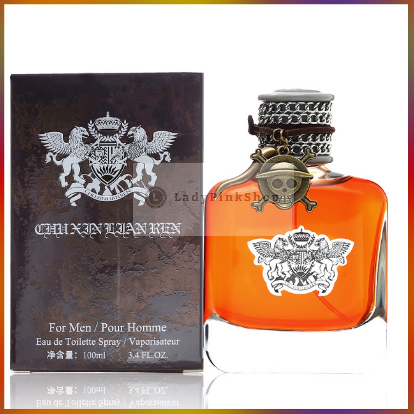 Nước Hoa Nam Hương Gỗ Lịch Lãm Chuxinliaren 100ml/Chai Lắp Khóa Đầu Lâu Nổi Bật