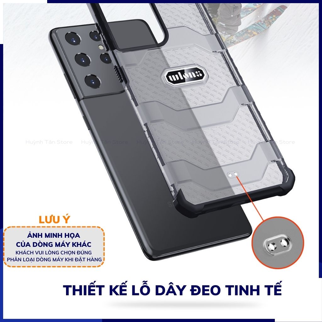 Ốp lưng Samsung S21 Plus, S21+ 5G chống sốc chính hãng Wlons chất lượng tương tự UAG