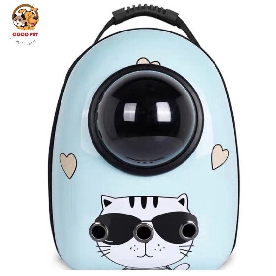 Balo Phi Hành Gia Cho Thú Cưng ♥️ Freeship ♥️ Balo vận chuyển chó mèo trong suốt hàng đẹp