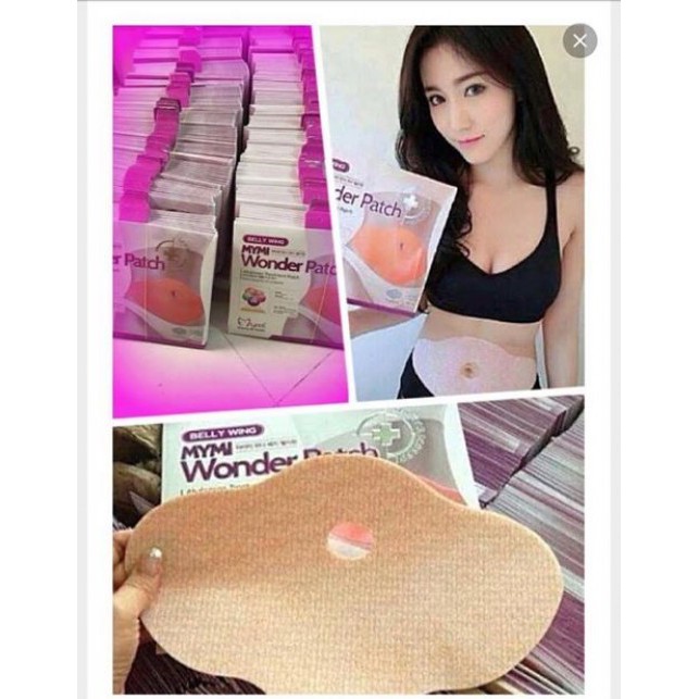 Hộp 5 Miếng Dán Tan Mỡ Bụng MYMI Wonder Patch