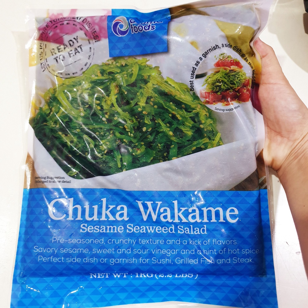 1kg Rong biển trộn mè Cao Cấp - Sesame Seaweed salad Chuka wakame