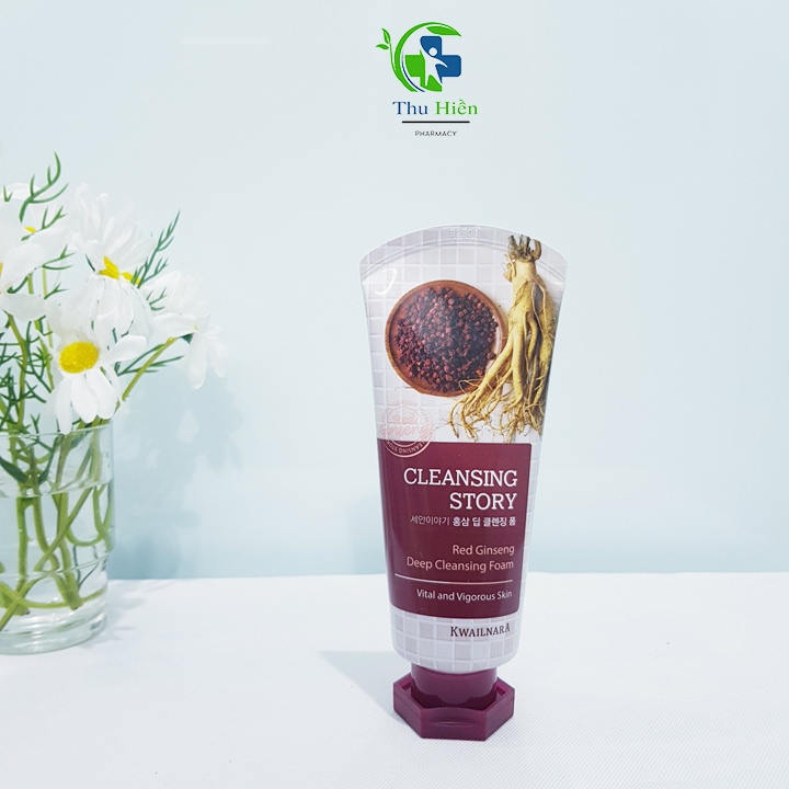 Sữa rửa mặt cleansing story hàn quốc trà xanh, nhân sâm, dưa leo, lô hội, gạo nâu giúp sạch bã nhờn, tạo ẩm