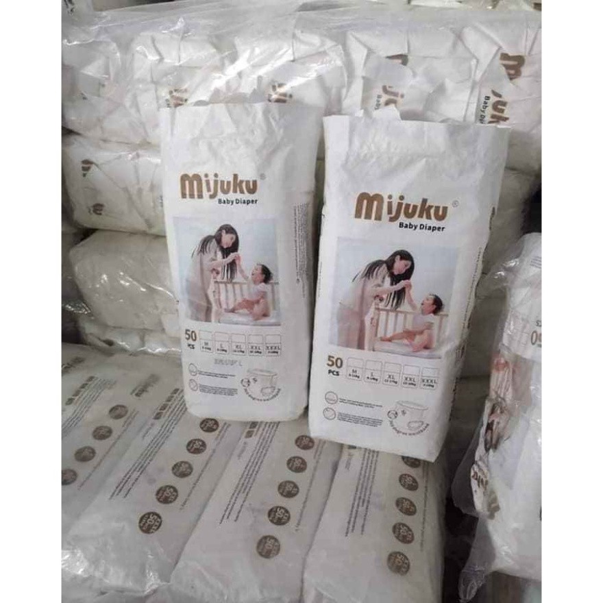 COMBO 100m bỉm quần xuất Nhật MIJUKU đủ size M/L/XL/XXL (Tặng quà mặt nạ 3D hoặc 3W hàn quốc) HN