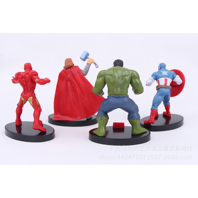 Sét trang trí sinh nhật cho bé - BỘ 4 ANH HÙNG MAVEl