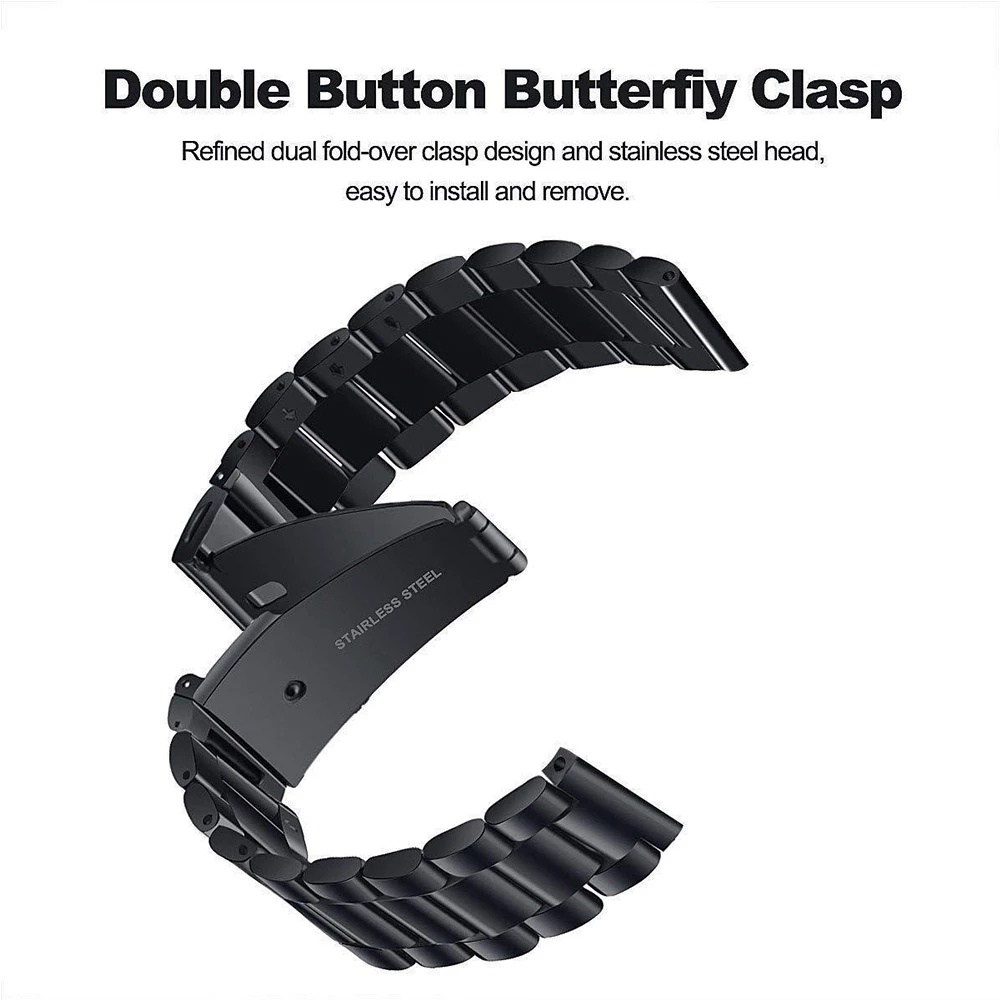 Dây Đeo Inox Cho Đồng Hồ Thông Minh OPPO Watch 46mm 41mm