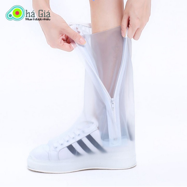 Bao trùm giày đi mưa áo mưa giày dép dạng ủng bằng cao su trong suốt khô ráo mùa mưa bão | BigBuy360 - bigbuy360.vn