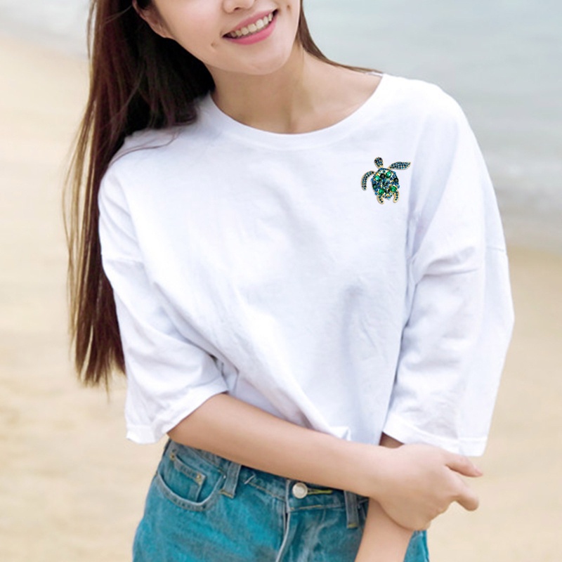 Ghim Cài Áo Hình Rùa Con Dễ Thương Dành Cho Nữ
