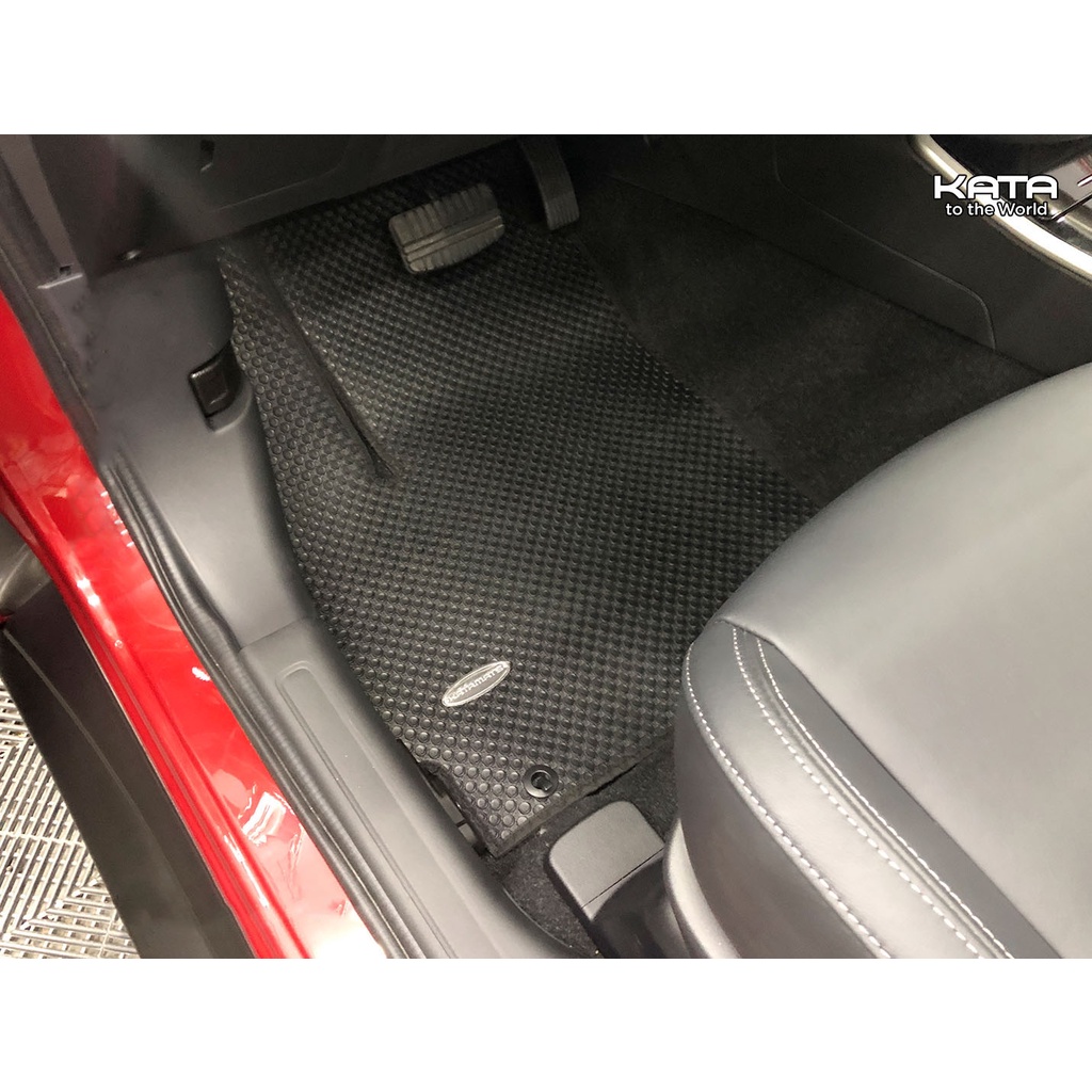 Thảm Lót Sàn Ô Tô KATA Cao Cấp Cho Xe Mitsubishi Outlander 7 chỗ  - Không mùi, Không ẩm mốc, Dễ dàng vệ sinh