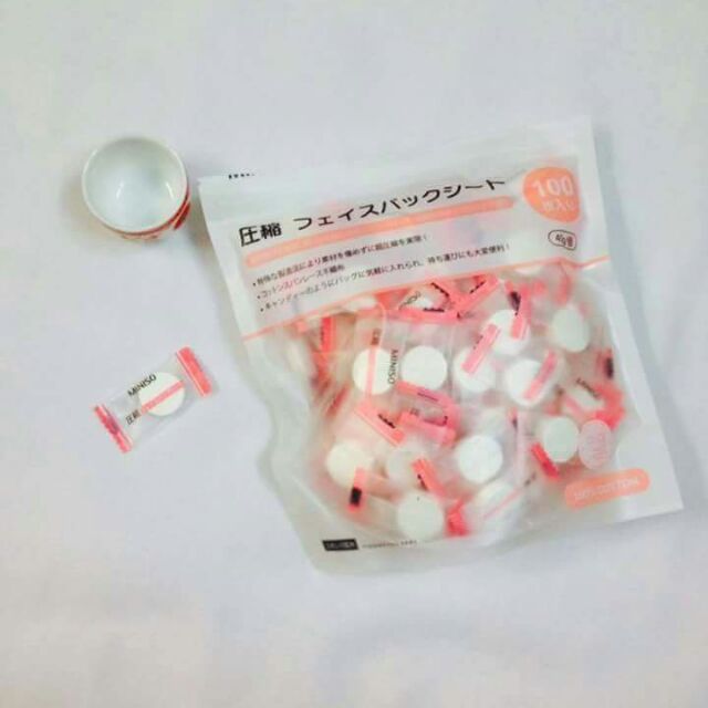 Mặt nạ dạng viên nén miniso
