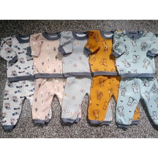 Combo 5 bộ nỉ quần áo sơ sinh , trẻ em