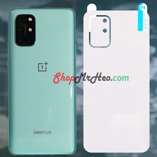 Dán dẻo ppf full mặt sau lưng oneplus 8t - one+ 8t - trong và nhám