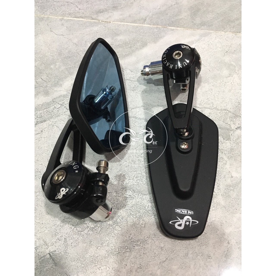 gương gù giá lẻ lắp cho kiếng hậu xe máy kính xanh màu đen