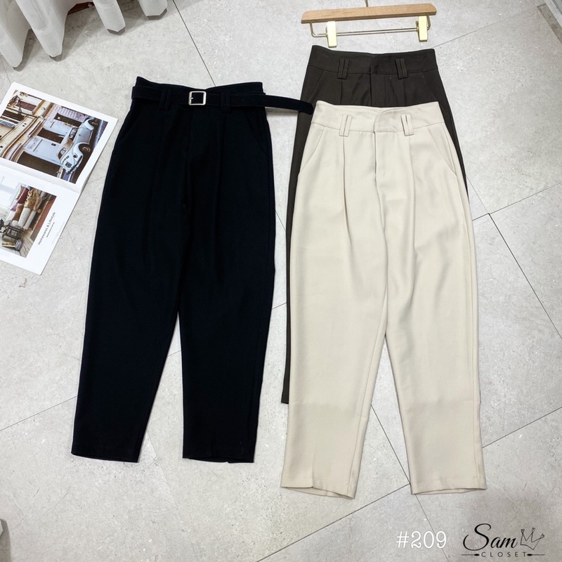 QUẦN BAGGY VẢI KÈM ĐAI, QUẦN TÂY CÔNG SỞ QUẢNG CHÂU LOẠI 1 MS20517
