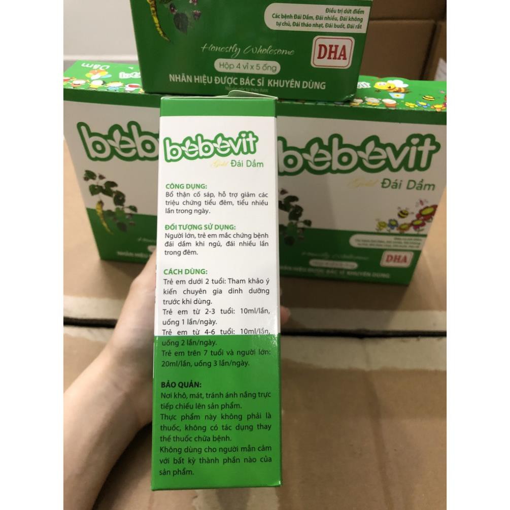 Bebevit Gold Đái Dầm - Hỗ trợ giảm các triệu chứng tiểu đêm