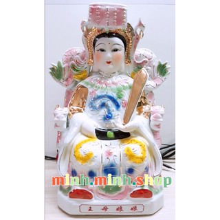 Tượng Mẹ Thiên Hậu, Vương Mẫu, Mẹ Sanh gốm sứ 16inch