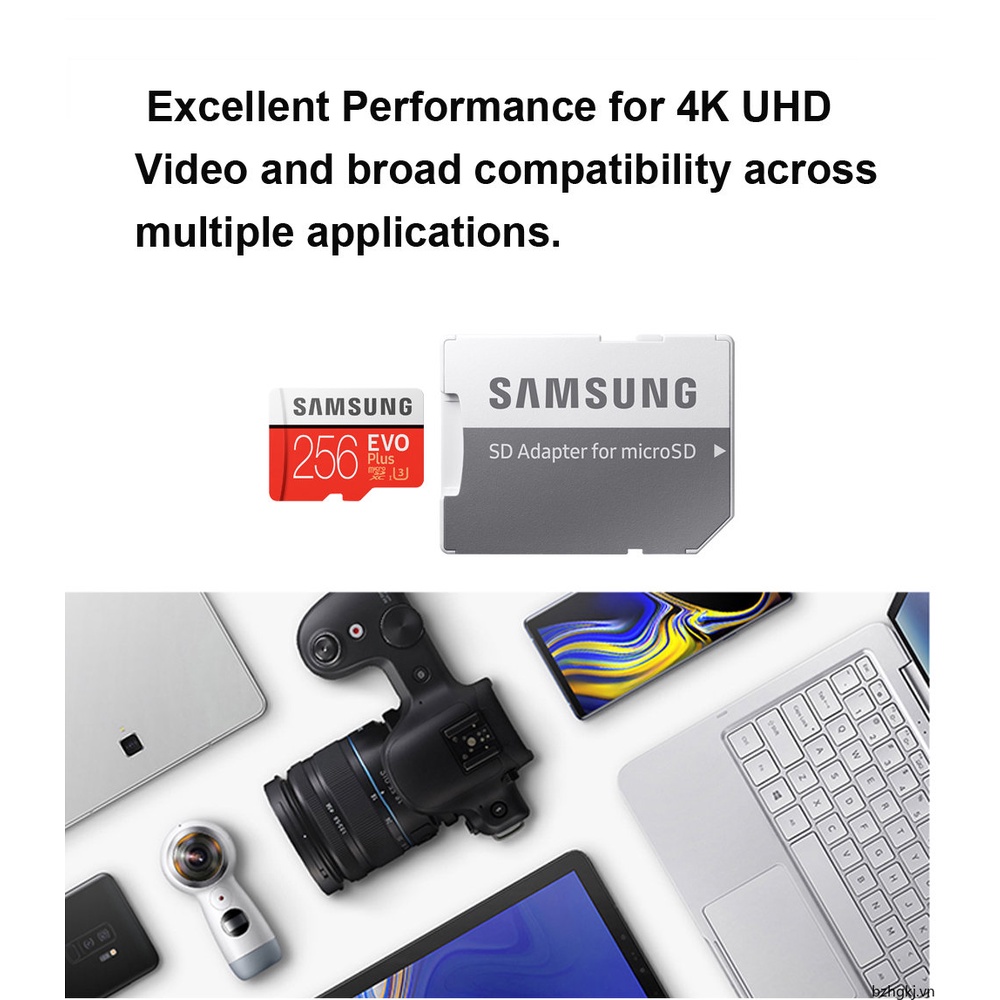 SAMSUNG Thẻ Nhớ Micro SD 512GB 256GB 128GB 64GB U3 SDXC Class 10 Microsd UHS-I TF