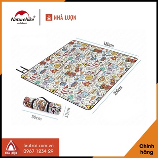 Thảm trải picnic họa tiết naturehike size l nh19d024-z