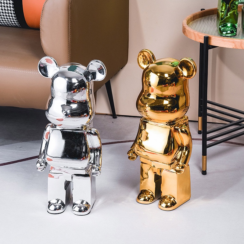 Tượng Gấu – Bearbrick05, tượng trang trí, trang trí để bàn, quà tặng decor
