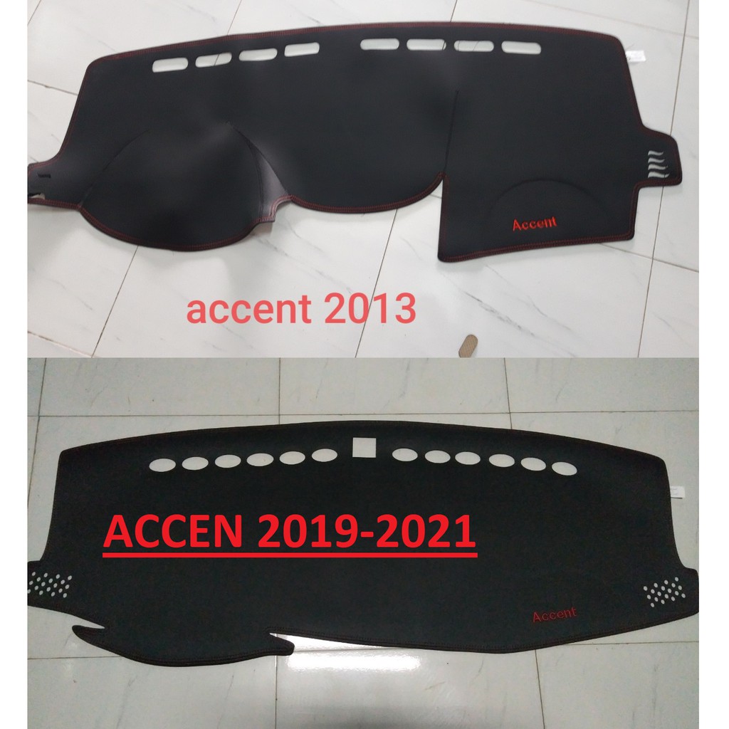 Accent 2019-2021 Thảm da vân carbon Thảm taplo HÀNG CHẤT LƯỢNG