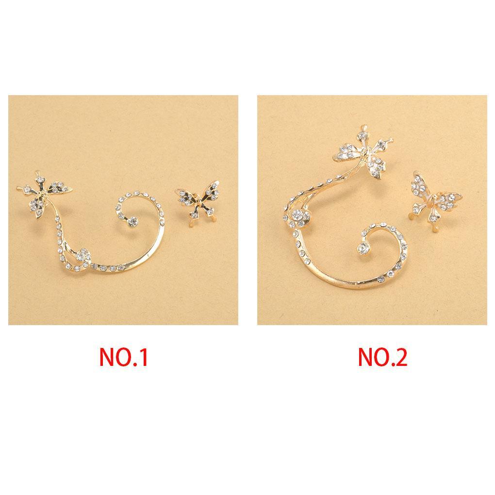 Khuyên Tai Tua Rua Dáng Dài Hình Bướm Màu Vàng Thời Trang Sang Trọng Cho Nữ