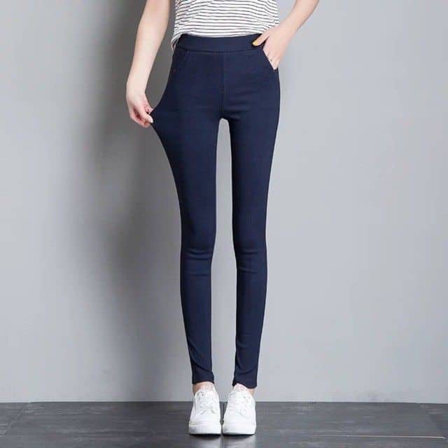 [ Hàng Hot ] Quần legging nữ giả quần jean ( có 4 túi)