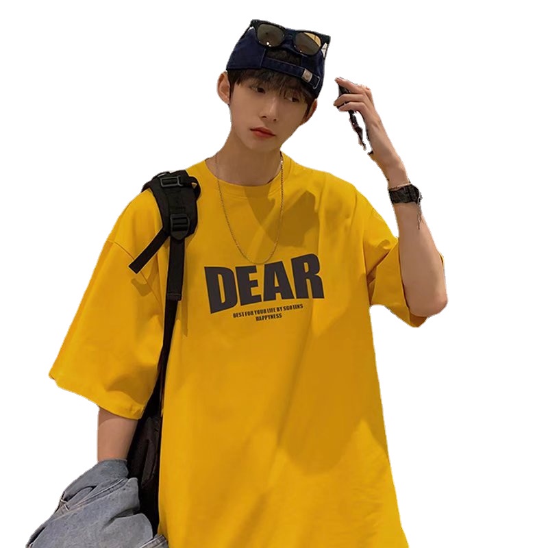 Áo Thun Tay Ngắn In Chữ M-8XL Thời Trang Cho Nam