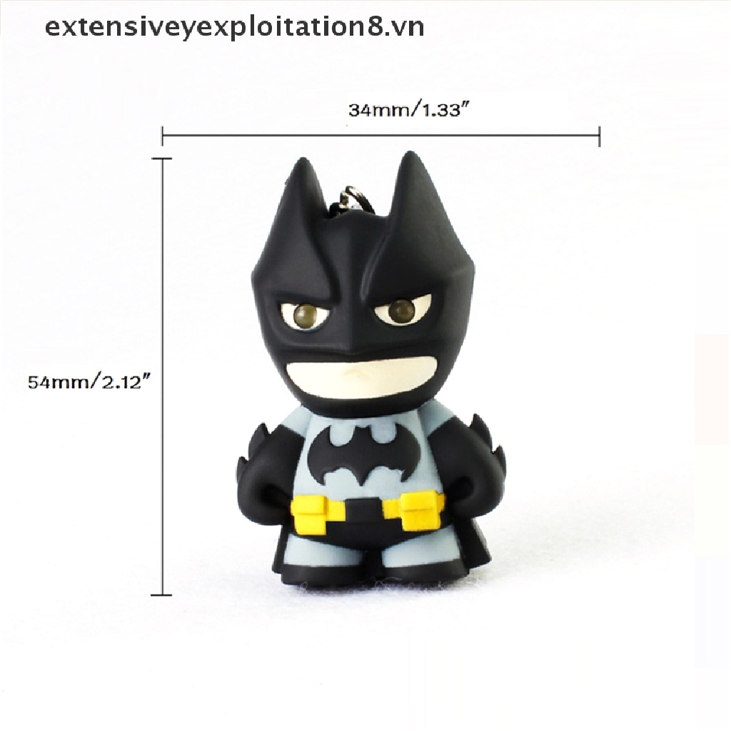 Móc Khóa Hình Batman Có Đèn Led Và Âm Thanh