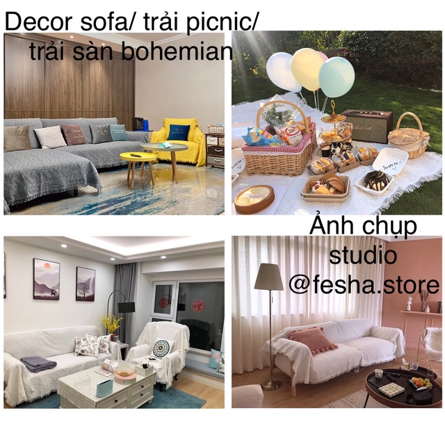 Thảm thổ cẩm decor vintage_hàng nhập cao cấp