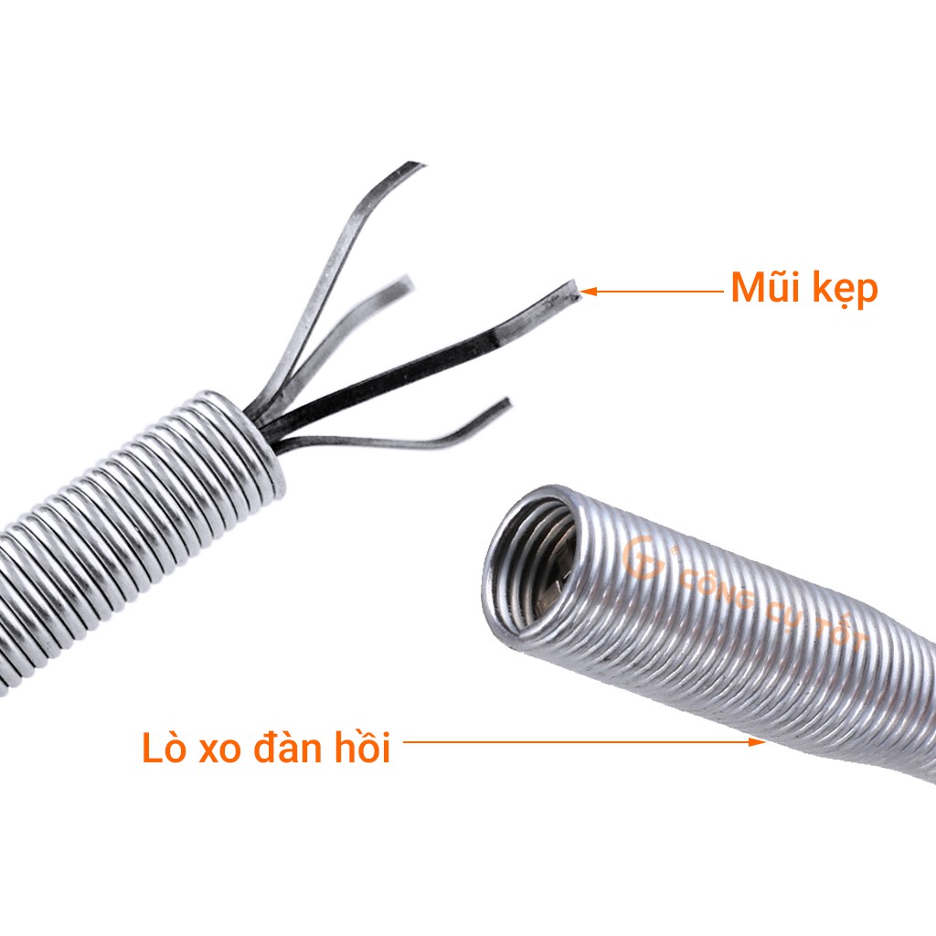 Dây gắp rác thông cống