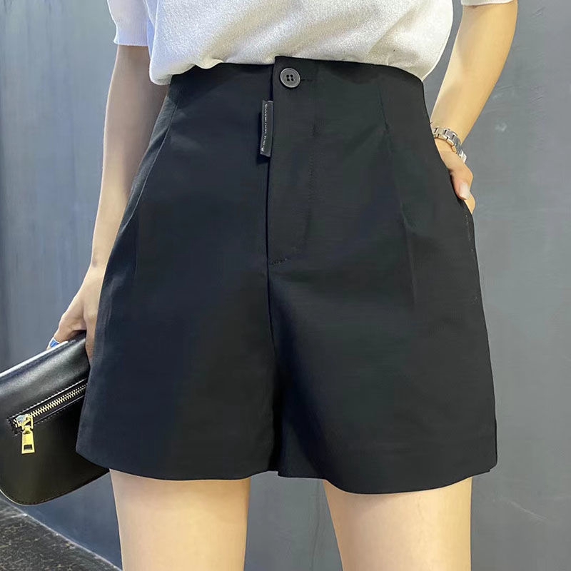 Quần short ống rộng lưng cao phong cách Hàn Quốc cho nữ