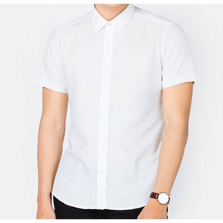 Áo sơ mi nam ngắn tay hàn quốc, kiểu dáng basic, chất liệu đẹp