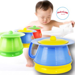 Bô tròn cho bé nhựa Việt Nhật (5451) - Bô vệ sinh cho bé có nắp đậy Br01416