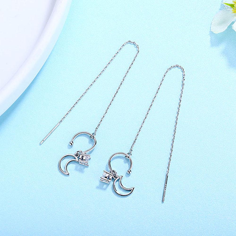 Bông Tai Hình Mặt Trăng Độc Đáo Thời Trang VANES1