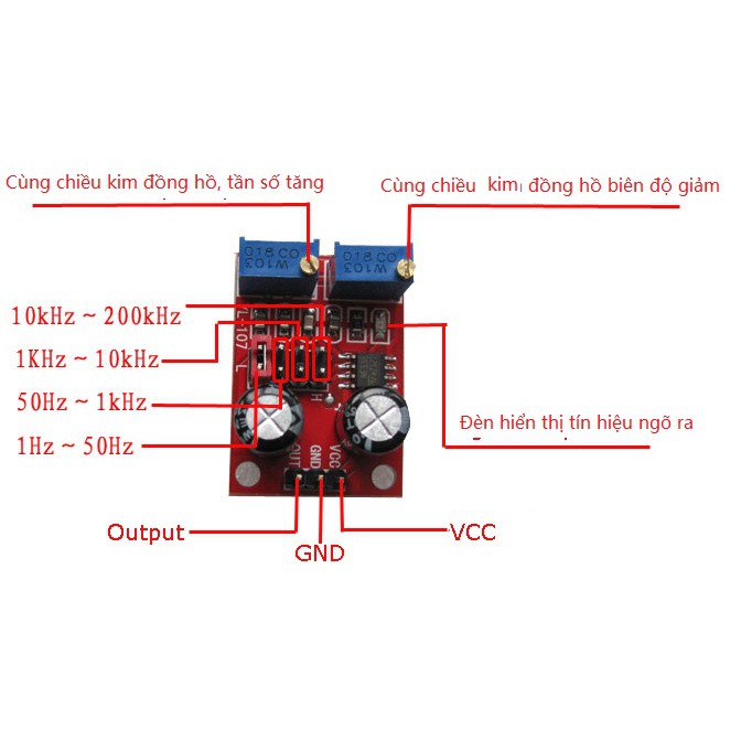 MODULE Tạo Xung NE555