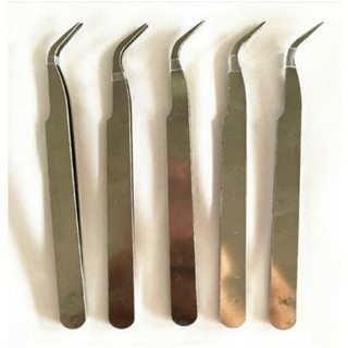 Nhíp Gấp Mũi Nhọn nhỏ Đầu Cong Đa Năng, gấp lông yến