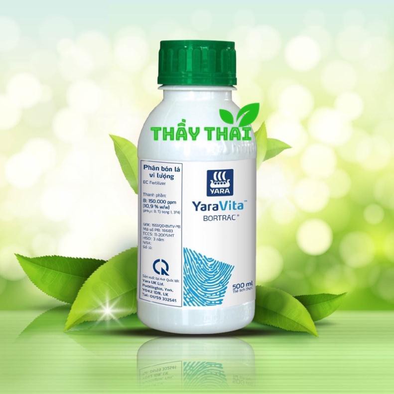 Phân bón Botrac hợp trí 500ml, không tem cào khuyến mãi tăng ra hoa, đậu trái, chống rụng hoa và trái non, nuôi trái tốt