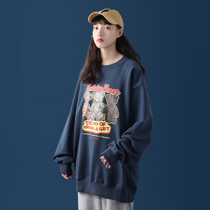 Áo Hoodie Nữ Tay Dài Thời Trang Hàn Quốc 2021