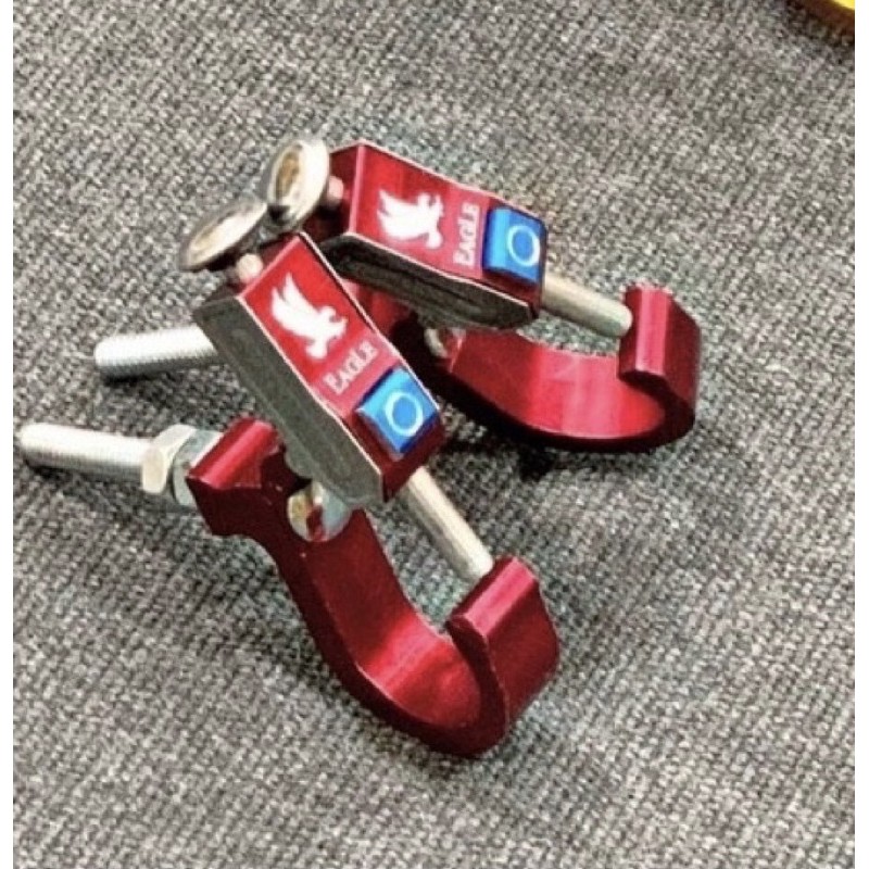 Móc Bấm Treo Đồ Nhôm Dành Cho Các dòng Xe Máy(1 cặp)