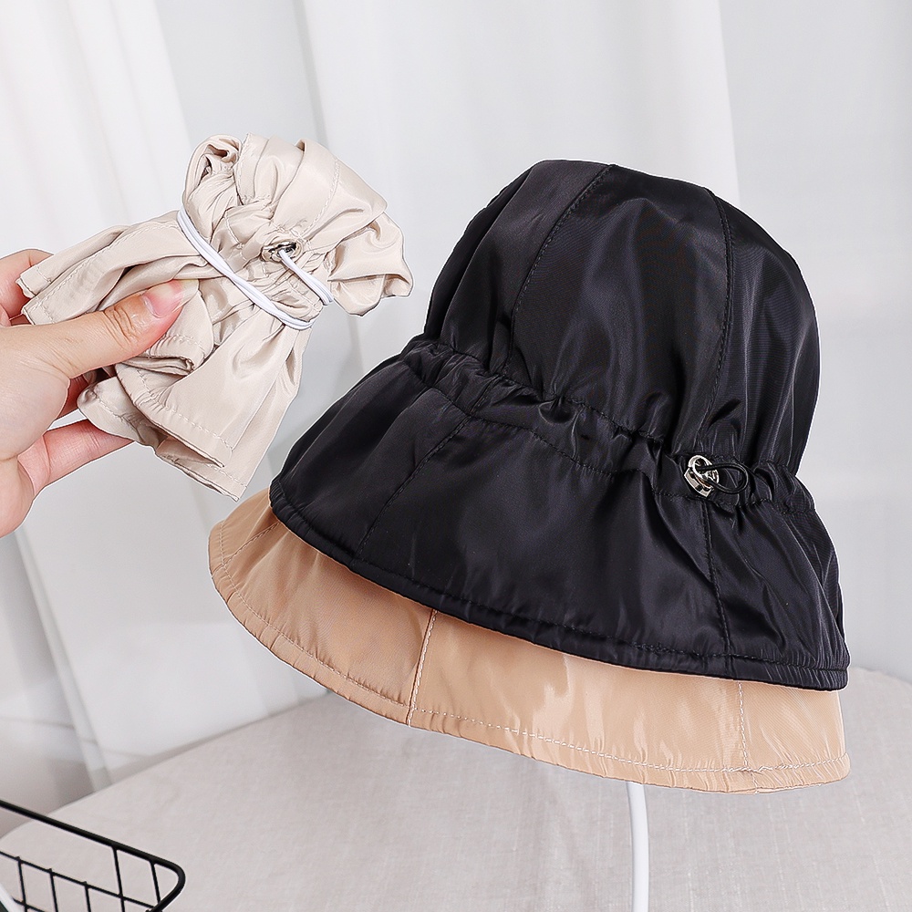 Nón Tai Bèo Thiết Kế Dây Rút Điều Chỉnh Được Phong Cách Nhật Bản Thời Trang Mùa Hè Cho Nữ