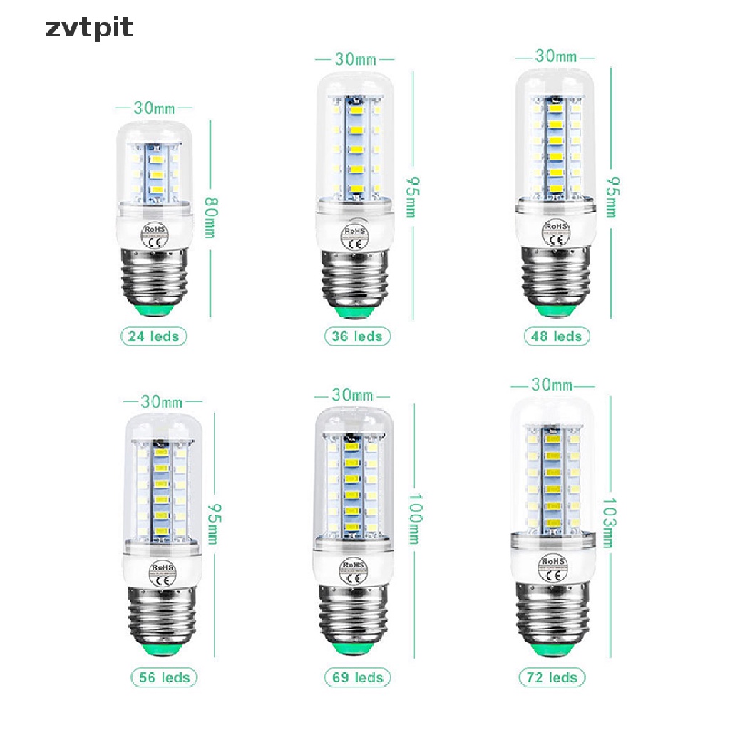 [ZVPT] E27 E14 24 36 48 56 69 72LEDS Lamp 5730 SMD LED Corn Bulb Leds Lamp Light Bulbs DSF