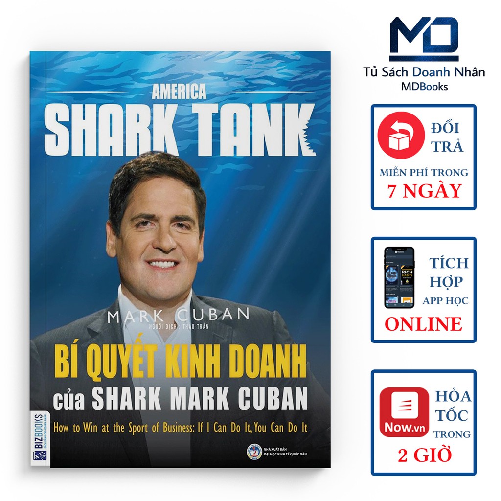 Sách Kinh Tế - Bí Quyết Kinh Doanh Của Shark Mark Cuban - Đọc Kèm Apps - Bizbooks