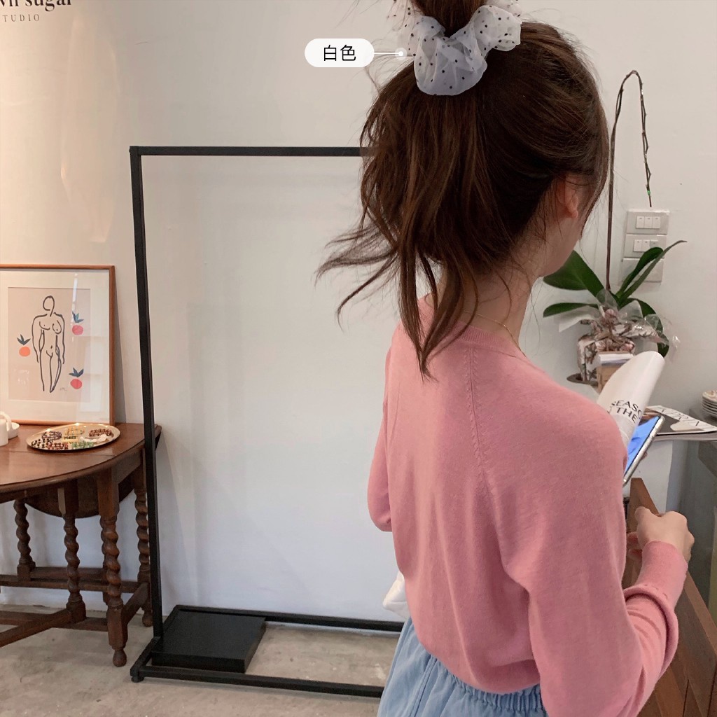 Dây Buộc Tóc Scrunchies Voan Chấm Bi HOT HIT 2020