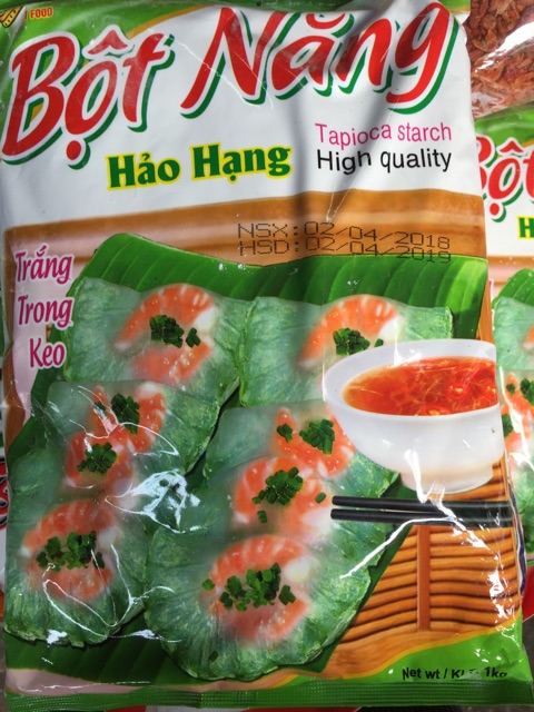 Bột năng làm trân châu, bánh bèo