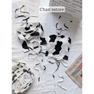 Áo yếm đan dây khoen bò sữa ( Kèm ảnh thật )