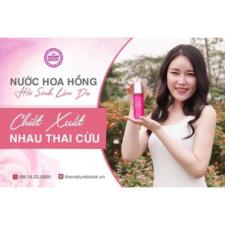 Nước hoa Hồng hồi sinh làn da the nature book-120ML