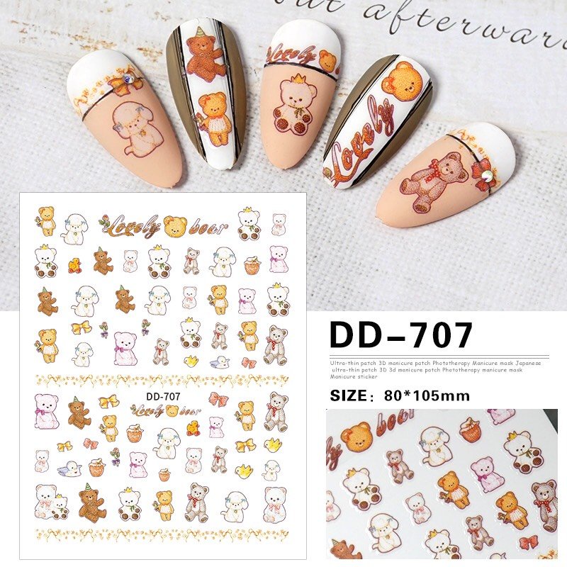 STICKER TRANG TRÍ MÓNG MÃ DD707