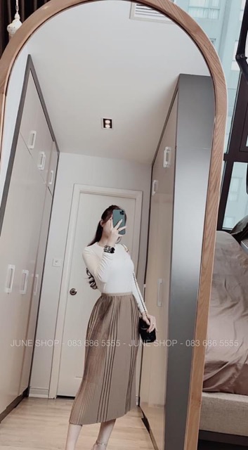 BÁN SỈ ÁO THUN CỔ TRÒN LEN ZIP TAY DÀI NỮ | BigBuy360 - bigbuy360.vn