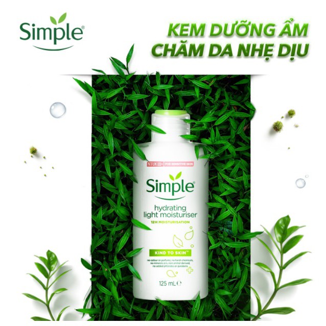 Sữa Dưỡng Da Simple Kind To Skin Hydrating Light Moisturiser 125ml