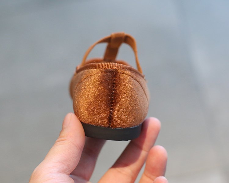 Giày Lười Da Lộn Họa Tiết Ngôi Sao Cho Bé Gái 1-6 Tuổi